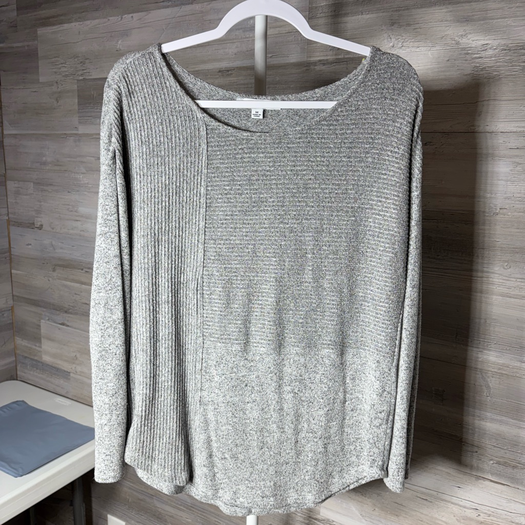Gray Womens Lightweight Top 592